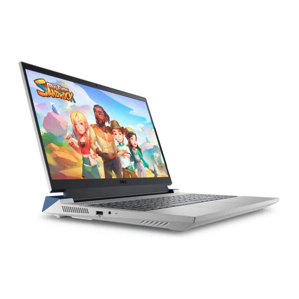 Dell G15 5535 Gaming Laptop (2025) – AMD Ryzen 7 7840HS, 16GB RAM DDR5, 512GB SSD, GeForce 4060 8GB GPU, RTX 4060, 15.6″” FHD ComfortView Plus,  165Hz Display, English Keyboard, Win11Home – Quantum White with Deep Space Blue – 1 Year Warranty | G15-5535-White