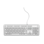 Dell Multimedia Keyboard-KB216 – US International (QWERTY) – White – 580-ADGM