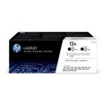 HP 12A 2-pack Original Toner Cartridge for HP LaserJet M1005 mfp,1010, 1020, 3015, 3020, 3030, 3050, 3050z, 3052, 3055 All-in-One Printer series - Black