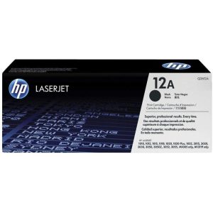 HP 12A Original Toner Cartridge for HP LaserJet M1005 mfp,1010, 1020, 3015, 3020, 3030, 3050, 3050z, 3052, 3055 All-in-One Printer series - Black