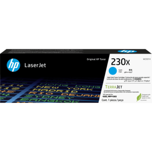 HP 230X Original Toner Cartridge for HP Color LaserJet Pro 4203dn, 4203dw, MFP 4303fdw, MFP 4303dw - Cyan