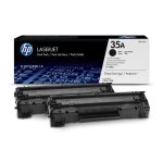 HP 35A 2-pack Original Toner Cartridge for HP LaserJet P1005, P1006 Printer Series - Black