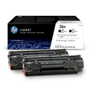 HP 36A 2-pack Original Toner Cartridge for HP LaserJet MFP M1120, MFP M1522, P1505 Printer Series - Black