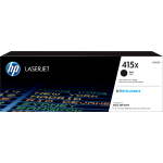 HP 415X Original Toner Cartridge for HP Color LaserJet Enterprise M455dn, MFP M480f, Pro M454dn, Pro M454dw, Pro M454nw, Pro MFP M479dw, Pro MFP M479fdn, Pro MFP M479fdw, Pro MFP M479fnw Printers - Black