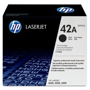 HP 42A Original Toner Cartridge for HP LaserJet 4240, 4250, 4350 Printer series - Black