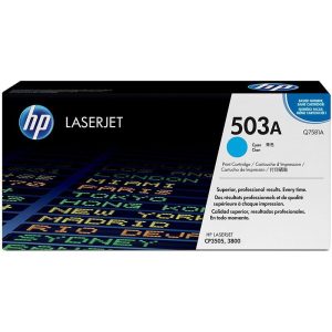 HP 503A Original LaserJet Toner Cartridge - Cyan