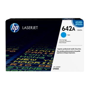 HP 642A Original LaserJet Toner Cartridge - Cyan