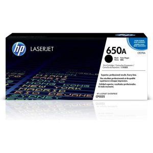 HP 650A Original LaserJet Toner Cartridge - Black