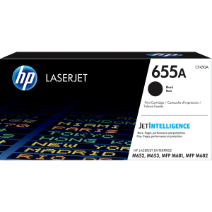 HP 655A Original Toner Cartridge for HP LaserJet Enterprise M652, M653, M681, M682 - Black