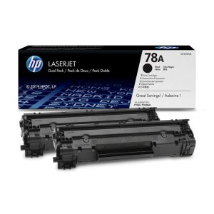 HP 78A 2-pack Original Toner Cartridges for HP LaserJet Pro M1536, M1537, M1538, M1539, P1566, P1606 Printers - Black
