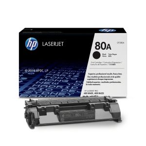 HP 80A Original Toner Cartridge for HP LaserJet Pro 400 M401, 400 MFP M425 Printer Series - Black