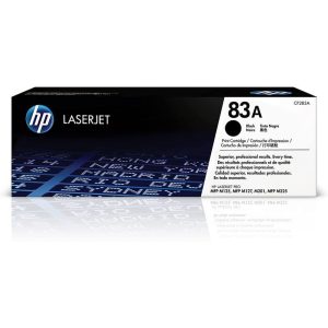 HP 83A Original Toner Cartridge for HP LaserJet Pro MFP M125, M127, M201n, M201d, M201dw, MFP M225dn, MFP M225dw Printers - Black