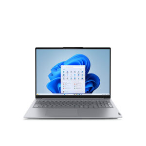 Lenovo ThinkBook 16 Gen8 Intel Core Ultra 5-225U, 8GB DDR5, 512GB SSD, Integrated Intel Graphics, 16″ WUXGA IPS 300nits 45% NTSC Non-Touch, KYB Backlit Arabic/English w/NumPad, Fingerprint Reader, No OS, 1Yr – 21SK002LGR