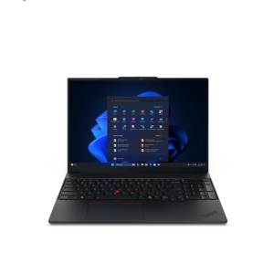 Lenovo ThinkPad E16 Gen3 Intel Core Ultra 5-225U, 8GB DDR5, 512GB SSD, Integrated Intel Graphics, 16″ WUXGA IPS 300nits 45% NTSC, Non-Touch, KYB Backlit Arabic/English w/NumPad, Fingerprint Reader, Win11 Pro 64, 1Yr – 21SR001XGR