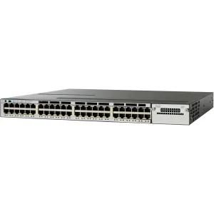 Cisco WS-C3750X-48PF-E 48 x Ports RJ-45 PoE+ Network Switch | WS-C3750X-...
