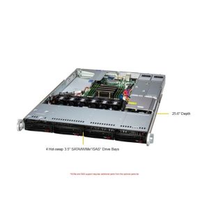 Supermicro 1U WIO A+ Server (AS -1015SV-WTNRT)
