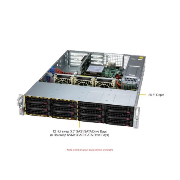 Supermicro 2U WIO A+ Server (AS -2015SV-WTNRT)