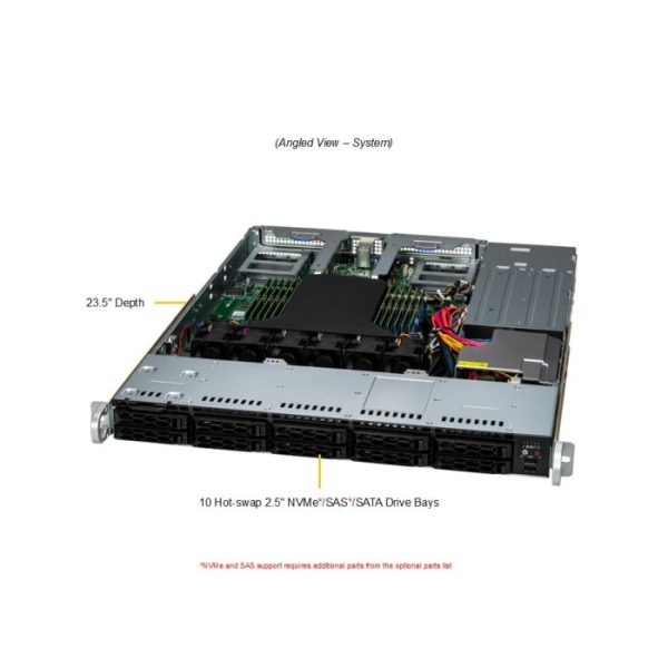 Supermicro 1U A+ CloudDC SuperServer (AS -1115CS-TNR)