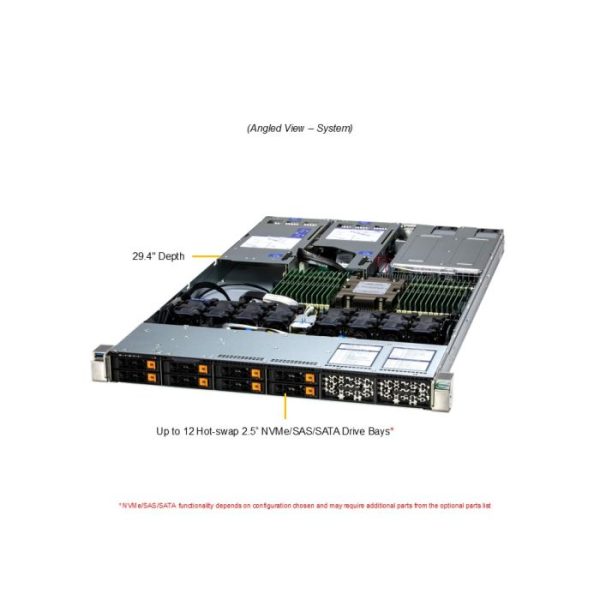 Supermicro 1U Gold Series Hyper A+ Server (AS -1115HS-TNR-G1)