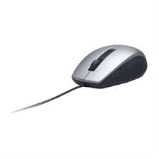 Dell Laser Scroll USB (6 Buttons) Silver and Black Mouse (570-11349)