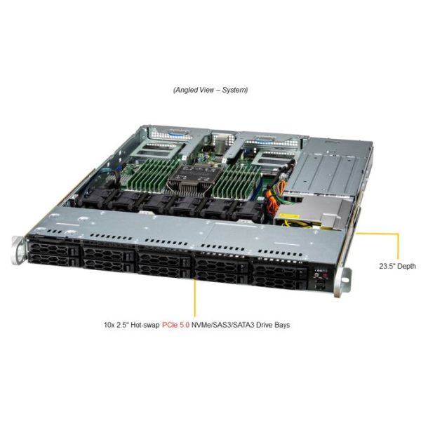 Supermicro 1U Gold Series CloudDC Server (SYS-111C-NR-G1)