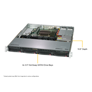 Supermicro 1U Mainstream SuperServer (SYS-5019C-MR)