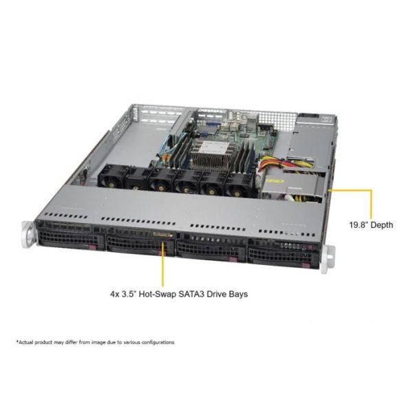 Supermicro 1U WIO SuperServer (SYS-5019P-WT)