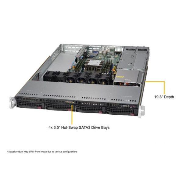 Supermicro 1U WIO SuperServer (SYS-5019P-WTR)