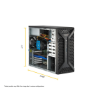 Supermicro SYS-530A-IL Xeon W-1200/1300 Performance SuperWorkstation Mid-Tower
