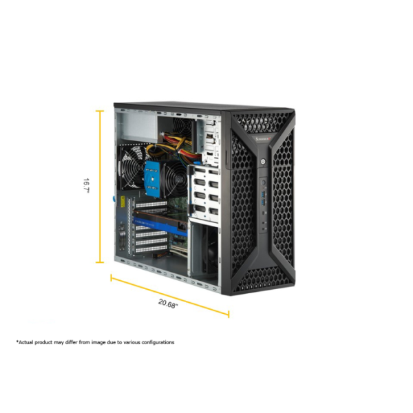 Supermicro SYS-530A-IL Xeon W-1200/1300 Performance SuperWorkstation Mid-Tower