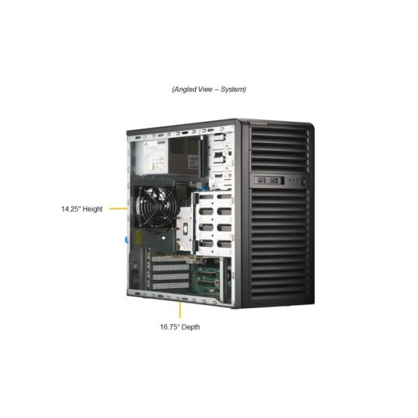 Supermicro SYS-531R-I Xeon E-2400 Mini-Tower Server/Workstation