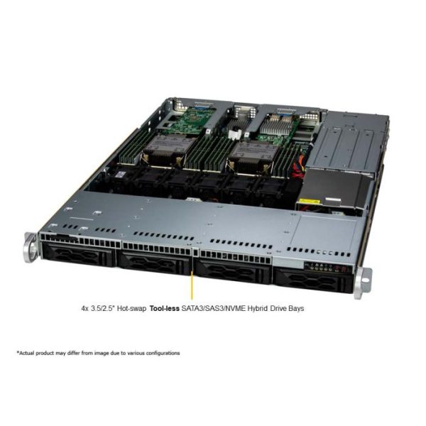 Supermicro 1U CloudDC SuperServer (SYS-611C-TN4R)