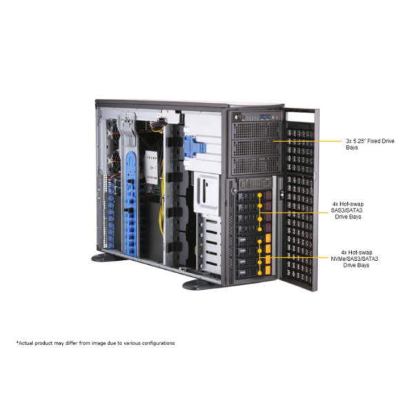 Supermicro SYS-740GP-TNRT Dual Xeon Scalable GPU SuperServer Full-Tower